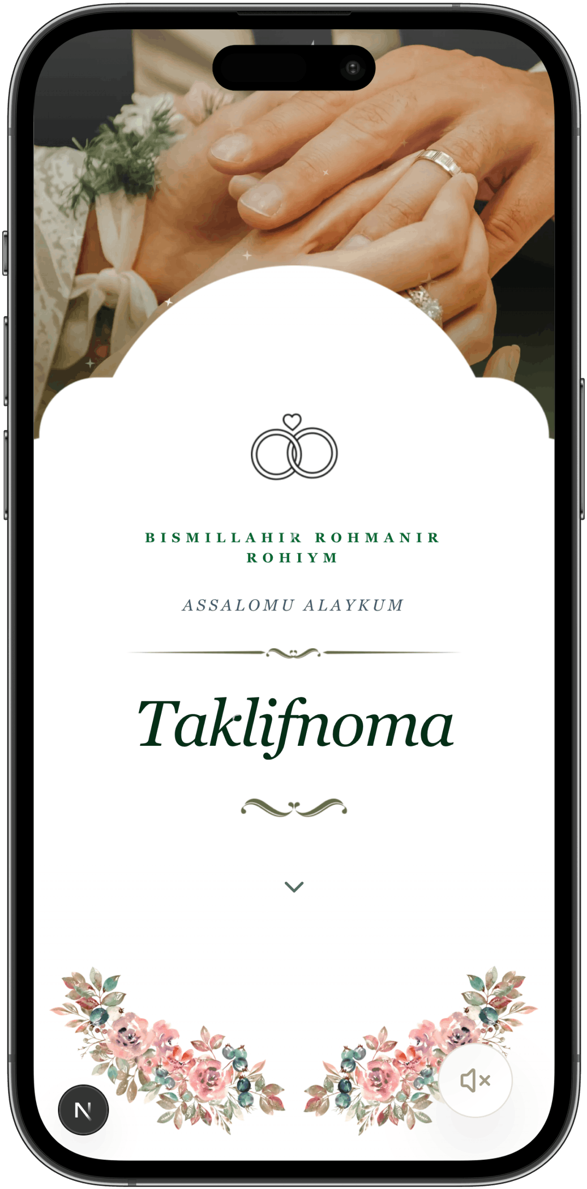 iPhone Invitation Mockup 2
