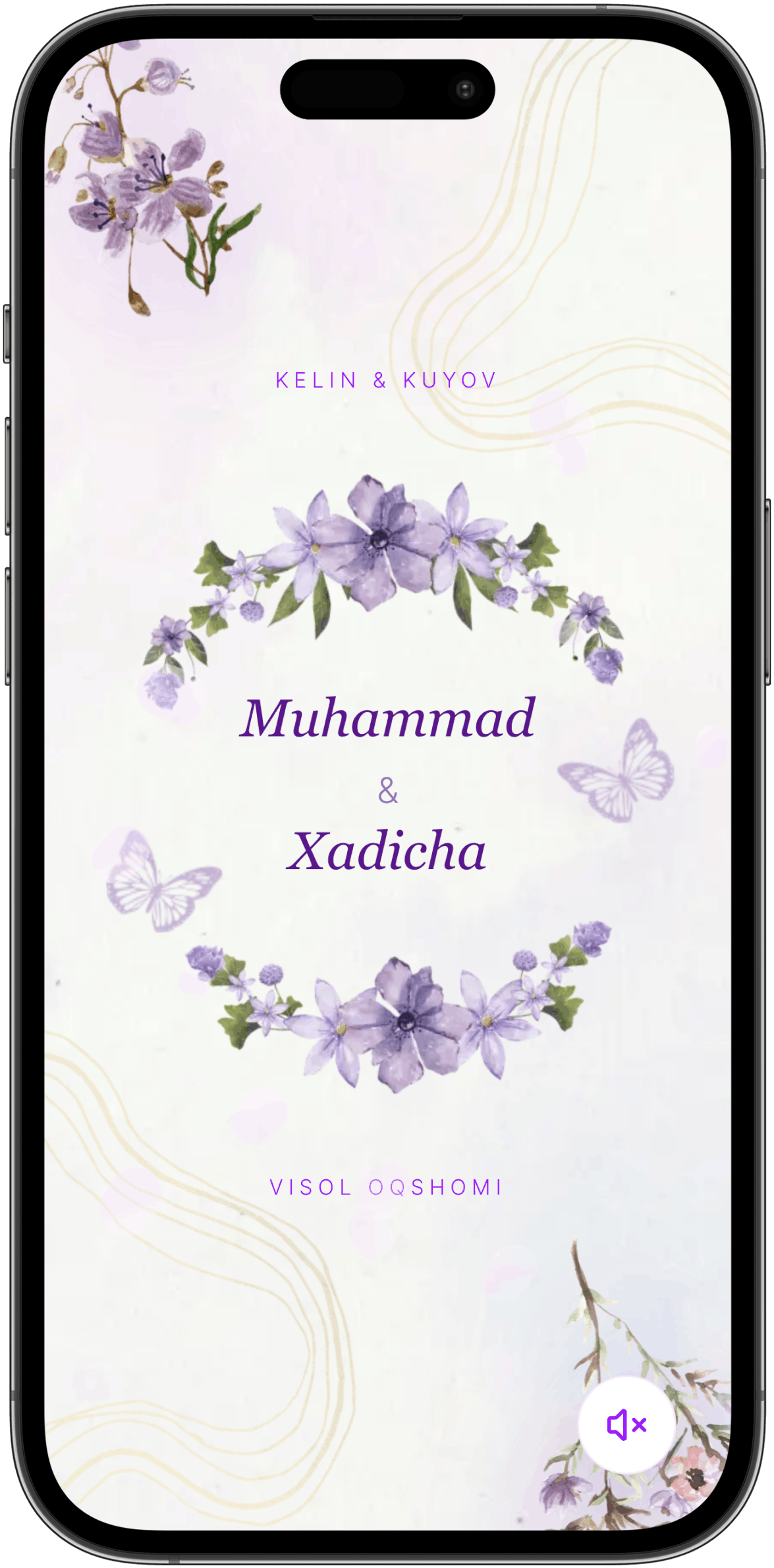 iPhone Invitation Mockup 1